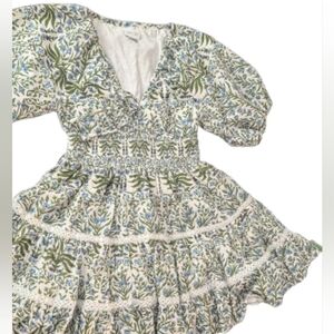 Floral Puff Sleeve Dress